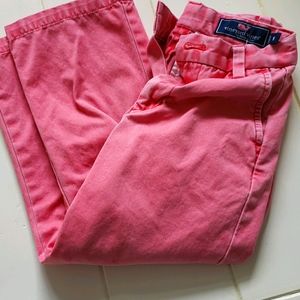 Vineyard Vines 5 red khaki pants